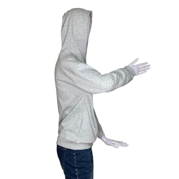 Barbie NWT Hoodie Gray Side Pockets Pullover Barbie Embroidered Size M - Picture 5 of 11